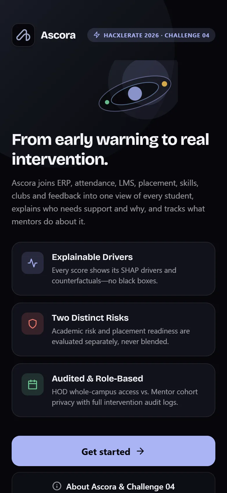 The Ascora mobile app
